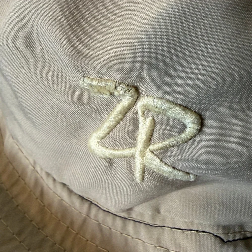 Vintage Zero Restrictions ZR Bucket Hat OS Tan Gore-Tex Water Resistant Gorpcore